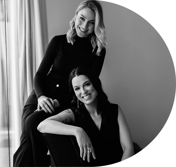 Letícia Pedralli e Fernanda Brun, sócias da P&B Comm